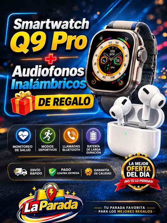 DOMINA TU DÍA: El Smartwatch Q9 Pro que está Revolucionando el Rendimiento en Colombia
